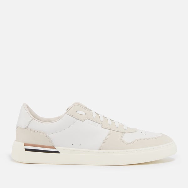 BOSS Men's Clint Leather Suede Tennis Trainers