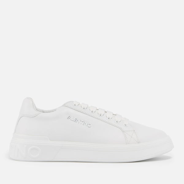 Valentino Men's Rey Leather Low Top Trainers - White