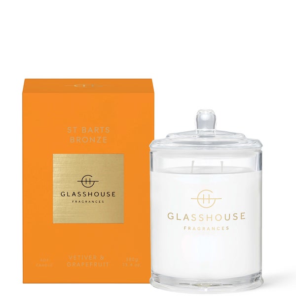 Glasshouse Fragrances St. Barts Bronze Triple Scented Candle 380g