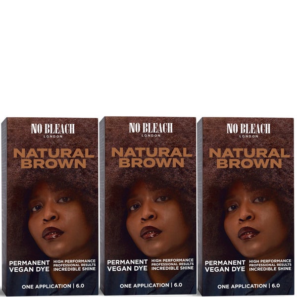 BLEACH LONDON Natural Brown Permanent Kit Trio