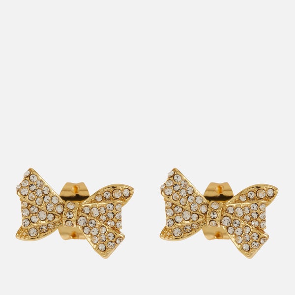 Ted Baker Women's Barseta Crystal Bow Stud Earrings - Gold