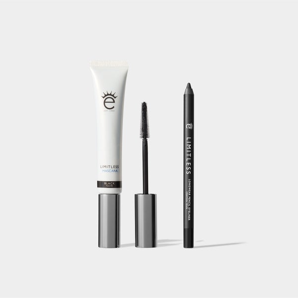 Limitless Mascara and Pencil Eyeliner Duo - Black (Worth $42)