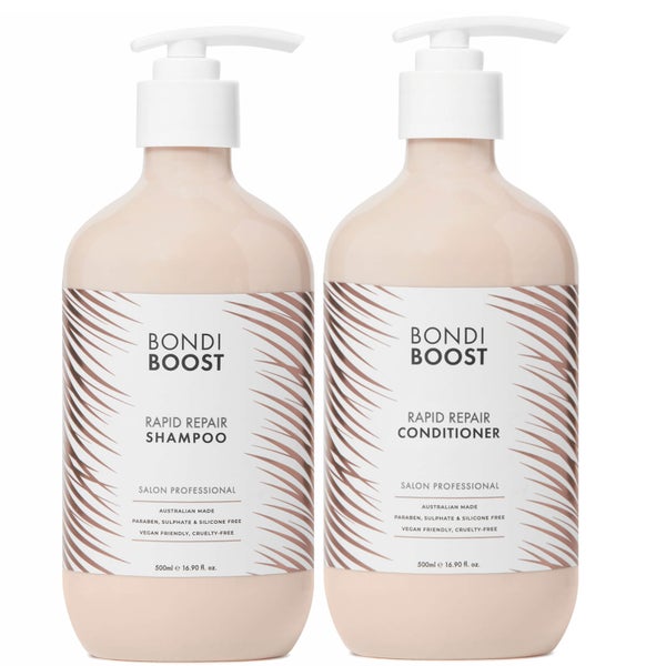BondiBoost Rapid Repair Shampoo and Conditioner 500ml Duo (Worth $89.90)