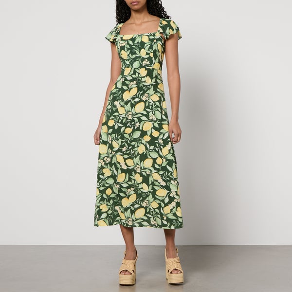 Nobody's Child Elsie Serena Lemon Lenzing™ Dress