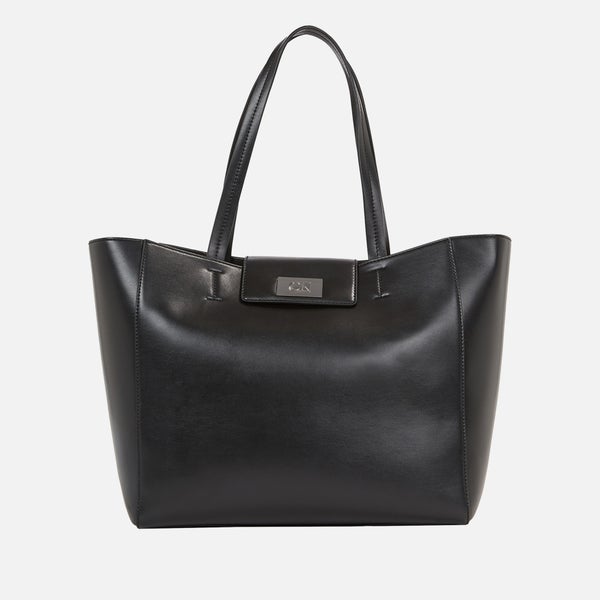 Calvin Klein CK Push Faux Leather Medium Shopper Bag