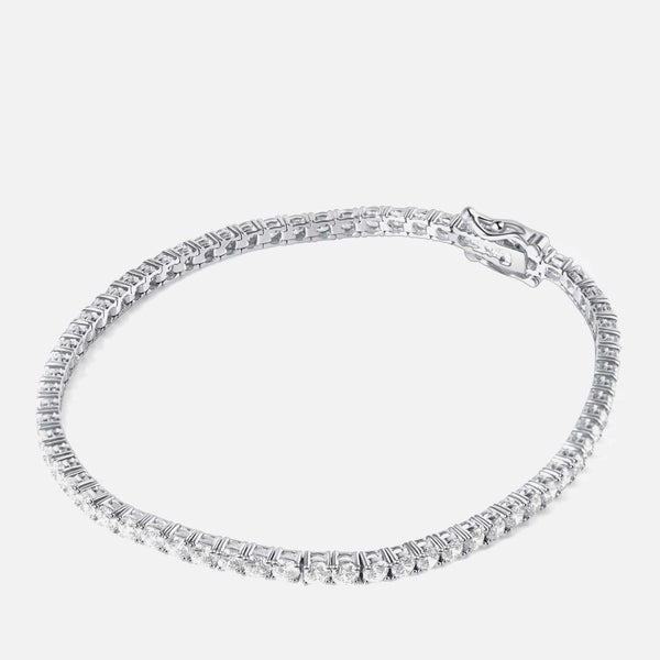 Carat London Women's Francine Tennis Bracelet - Silver