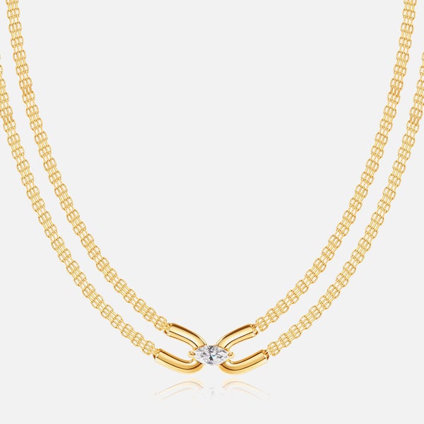 Carat London Cyndi Gold-Plated Sterling Silver Necklace