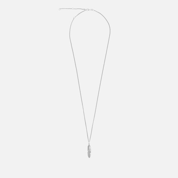 Serge DeNimes Men's Ethereal Feather Necklace - 925 Sterling Silver