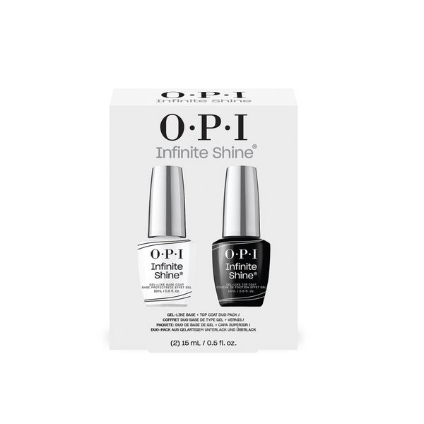 OPI Infinite Shine Long-Wear Base Coat and Top Coat Nail Polish Duo Pack 2 x 15ml