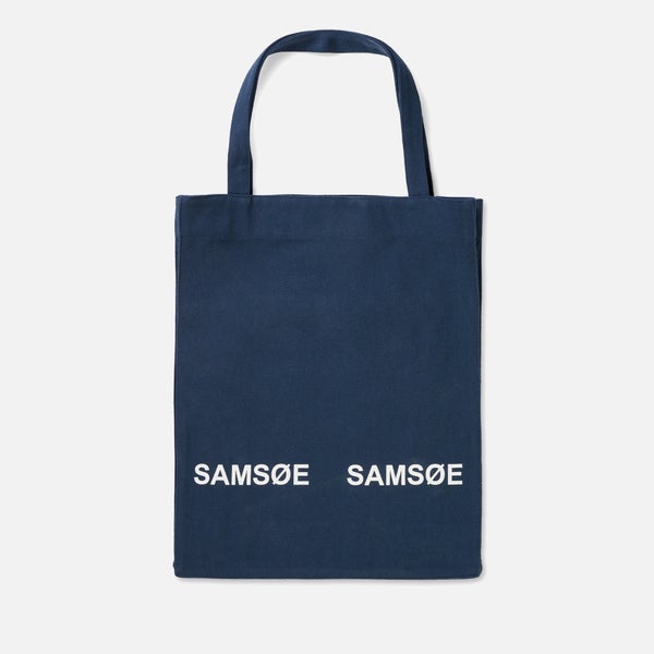 Samsøe Samsøe Luca Recycled Cotton-Canvas Tote Bag