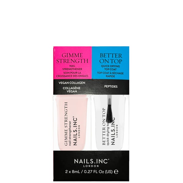 nails inc. Gimmie Strength & Better On Top Mini Nail Treatment Duo