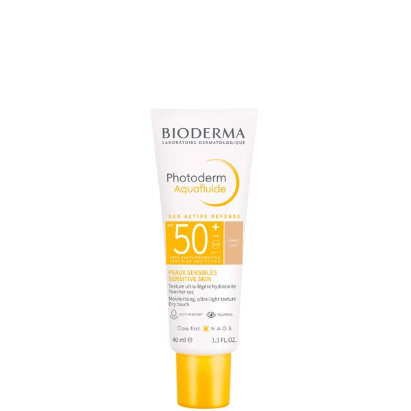 Bioderma Photoderm Aquafluide SPF 50+ Light Tinted Face Sunscreen for Sensitive Skin 40ml