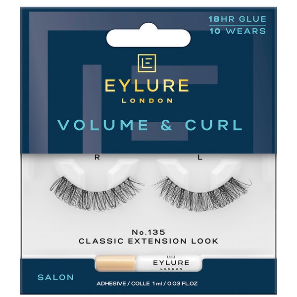 Eylure False Lashes - Volume - Extreme Curl 135