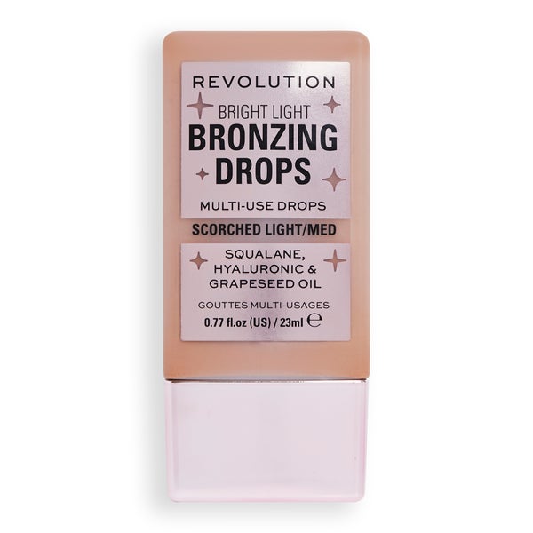 Makeup Revolution Bright Light Bronzing Drops Bronze (Various Shades)
