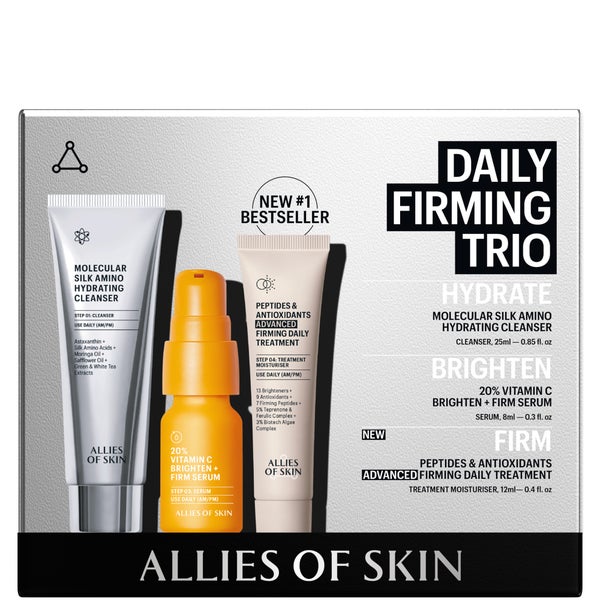 Allies of Skin Daily Firming Anti-Aging Trio Skincare Kit (Worth $83.00)