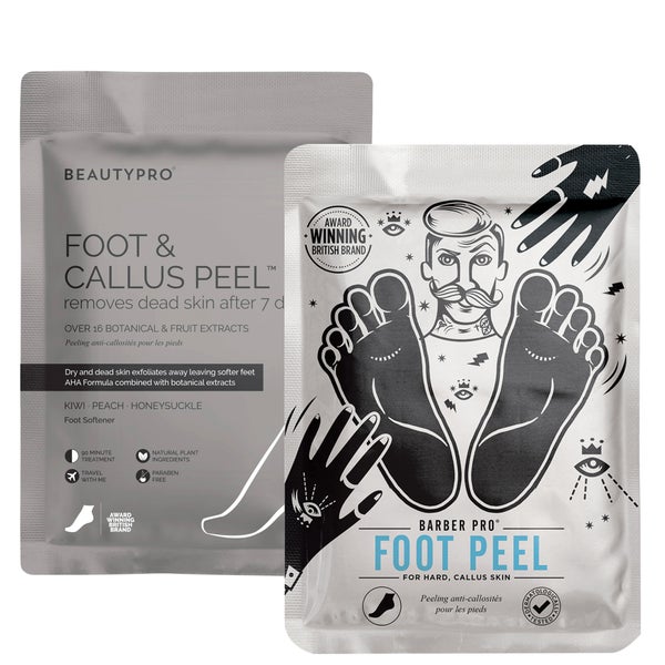 BEAUTYPRO and BARBER PRO Foot Peel Mask Bundle