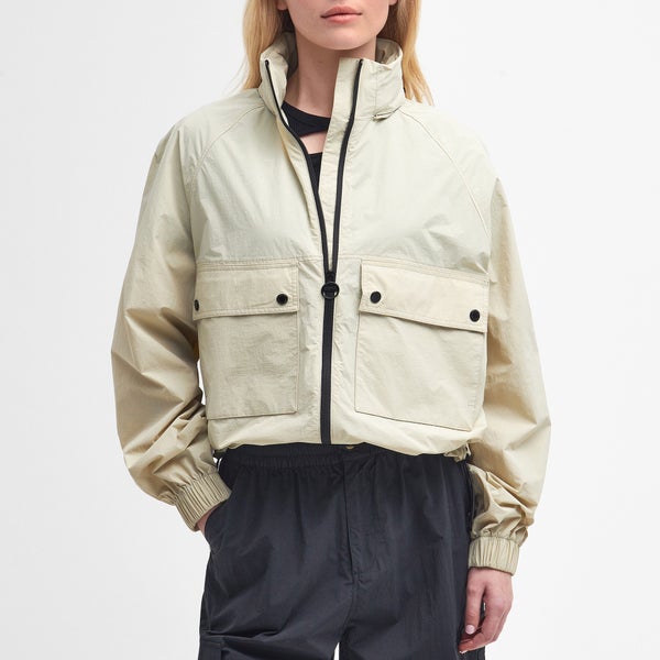 Barbour International Women's Rouse Bomber Showerproof Jacket - Stone