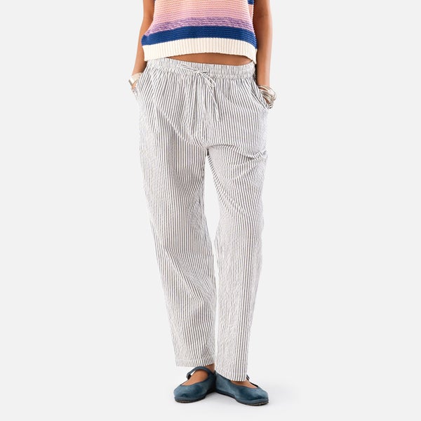 Lollys Laundry Bill Striped Cotton Trousers