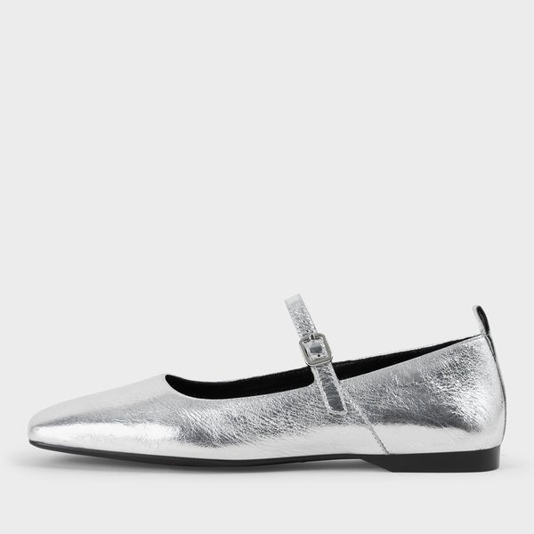 Vagabond Delia Leather Mary-Jane Flats