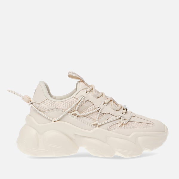 Steve Madden Women's Spectator Faux Leather Trainers