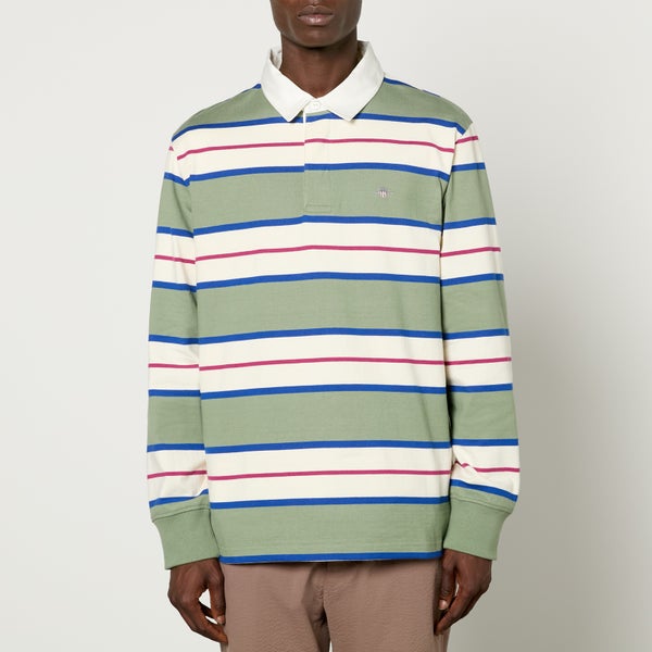 GANT Striped Heavy Rugger Cotton Rugby Shirt