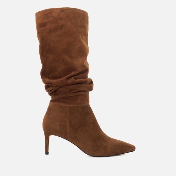 Dune London Women's Slouch Faux Suede Boots
