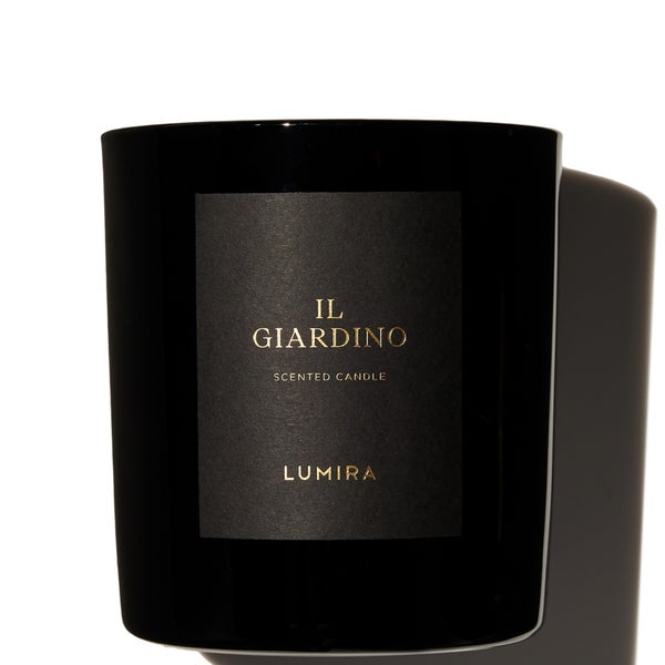 LUMIRA Il Giardino Black Candle 300g