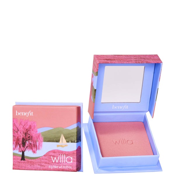 benefit Mini Willa Nude Blush Powder - Soft Neutral-Rose 2.5g