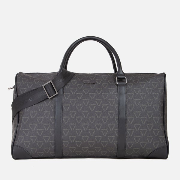 Valentino Delta Monogram Faux Leather Duffle Bag