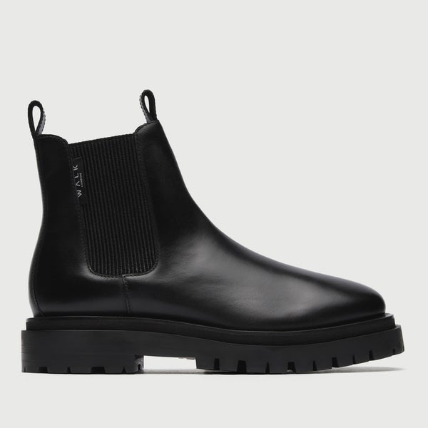 Walk London Dana Leather Low Chelsea Boots