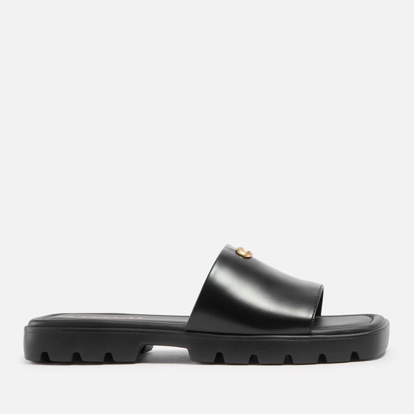 Coach Women's Florence Leather Sliders
