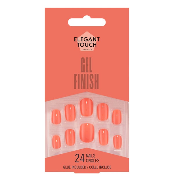 Elegant Touch False Nails Gel Finish - Grapefruit Slice