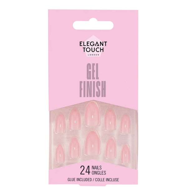Elegant Touch False Nails Gel Finish - Cotton Candy