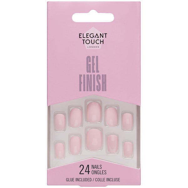 Elegant Touch False Nails Gel Finish - Cotton Candy