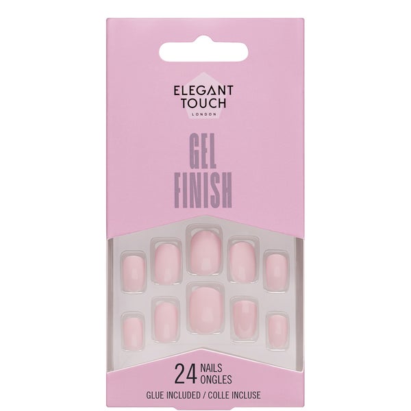 Elegant Touch False Nails Gel Finish - Cotton Candy
