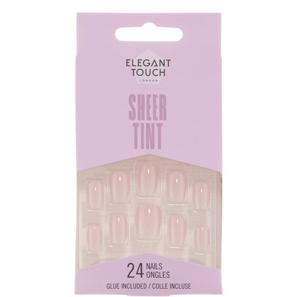 Elegant Touch False Nails Sheer Tint - Ballerina Pink