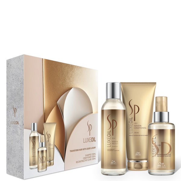 Wella Professionals SP LuxeOil Keratin Protect Trio Set - Limited Edition (Worth $140.65)