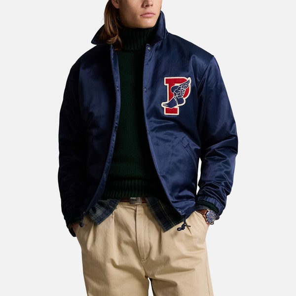 Polo Ralph Lauren Vintage Varsity Cotton-Blend Satin Jacket