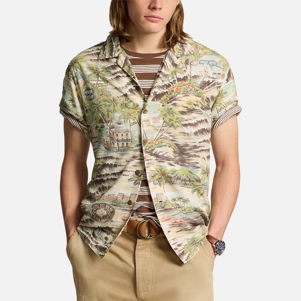 Polo Ralph Lauren Printed Rayon Relaxed-Fit Shirt
