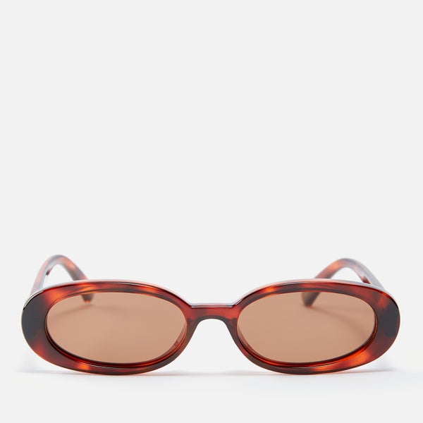 Le Specs Outta Love Acetate Oval-Frame Sunglasses