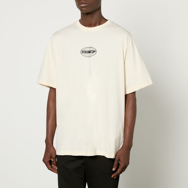 EA7 Train Globe Graphic Cotton-Jersey T-Shirt