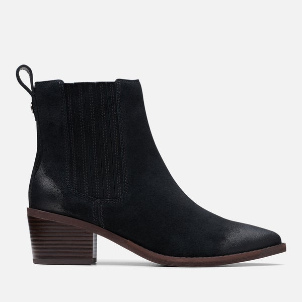 Clarks Women's Morzine Top Suede Western Boots