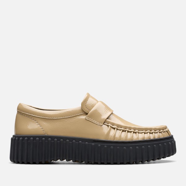 Clarks Torhill Mocc Patent Leather Loafers