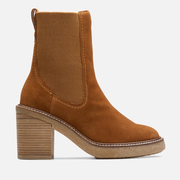 Clarks Women's Cassiano Top Suede Chelsea Boots