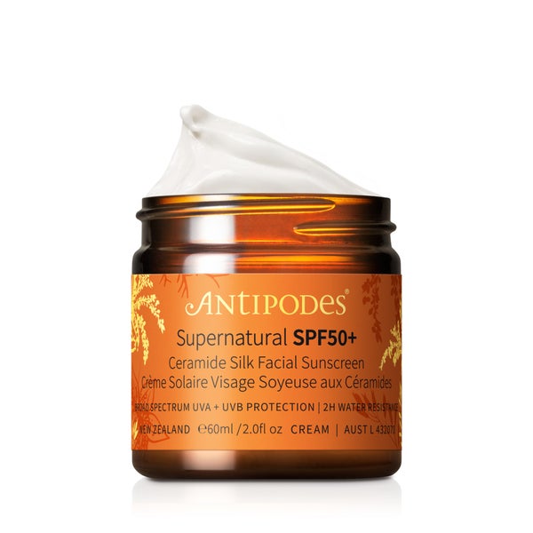 Supernatural SPF50+ Crème Solaire Visage Soyeuse aux Céramides 60 ml