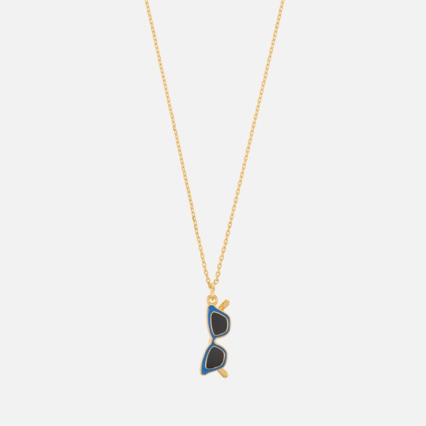 Kate Spade New York Women's Sweet Treasures-Mini Pendant - Blue Gold