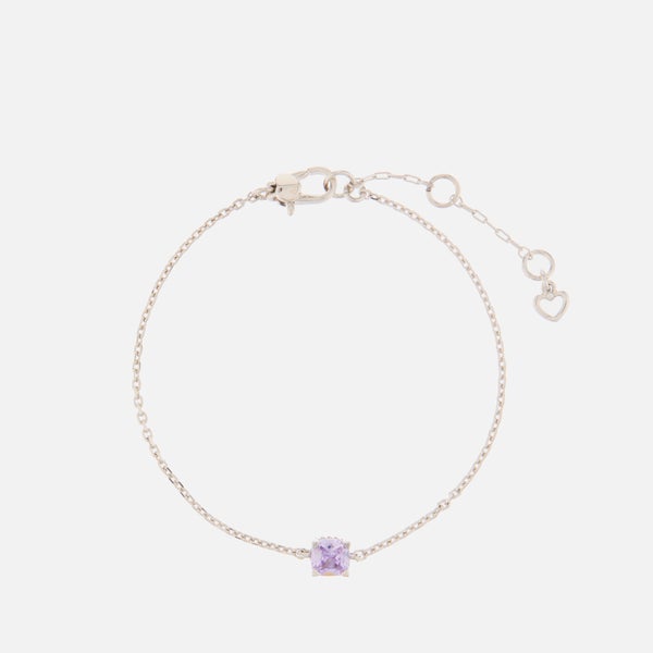 Kate Spade New York Little Luxuries Silver-Plated Solitaire Bracelet
