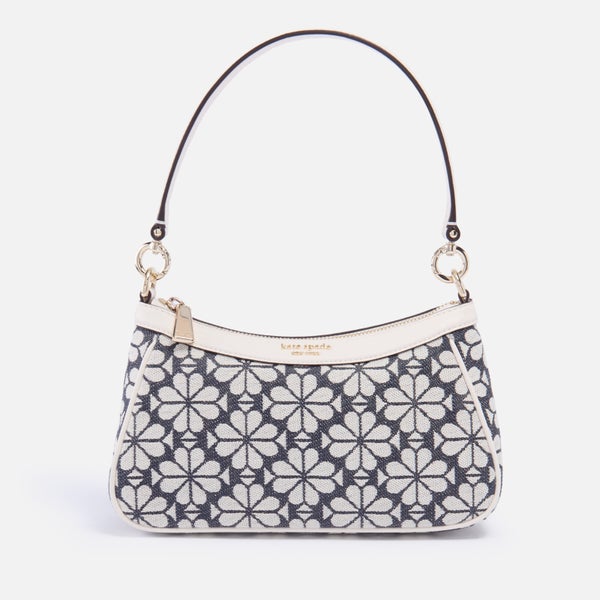 Kate Spade New York Women's Spade Flower Jacquard Convertible Shoulder Bag - Charcoal Grey Multi