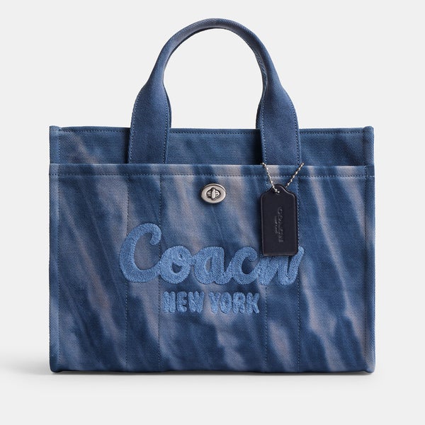 Coach Tie Dye Cargo Cotton-Canvas Tote