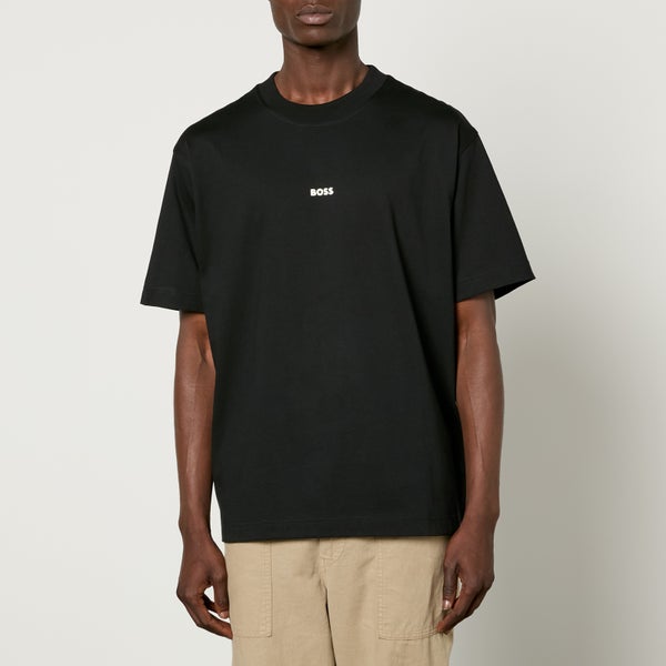 BOSS Orange Te_Berge Cotton-Jersey T-Shirt
